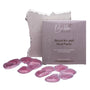 A product photo of Bubba Bump's Ice And Heat Pack For Breasts, showcasing a set of pink gel packs specifically shaped for breast use along with its packaging. The packaging emphasizes mastitis relief and heat therapy for breastfeeding soreness, and includes the brand's website.