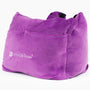 A soft, textured purple pillow from Intimate Rose, featuring a pocket and designed for comfort and heat therapy.