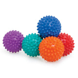 Colorful spikey balls for self-massage and muscle pain relief